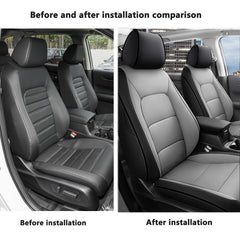 HKZ leatherette four-layer seat cover offers breathable waterproof protection