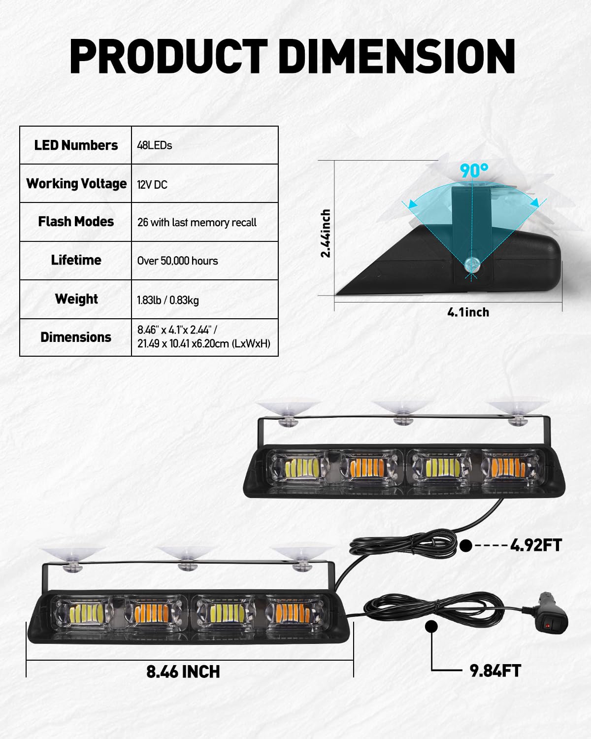 HLauto 2002L hazard signaling suitable for trucks and construction vehicles