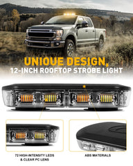 HLauto 700A 72‑LED beacon delivers bright warning signals