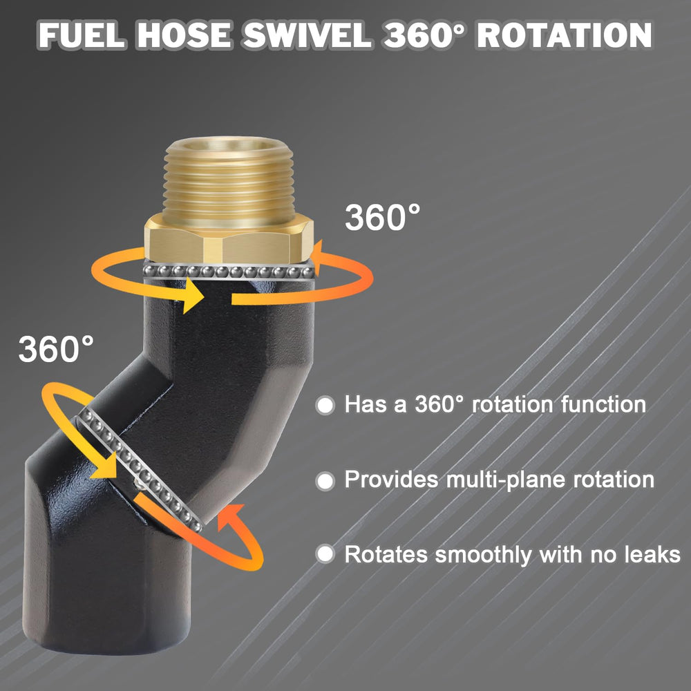 HLOGREE suitable for diesel and gasoline transfer with smooth swivel action.