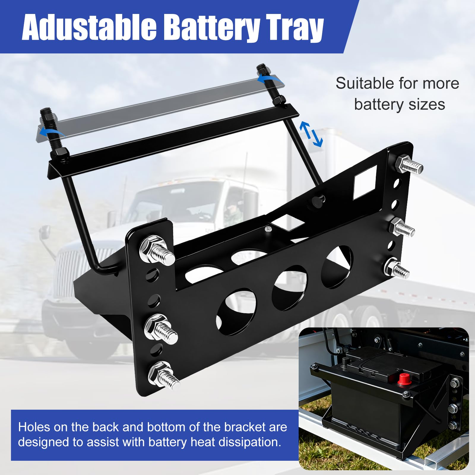 HLTIT tray with pre-drilled holes enables quick, secure installation