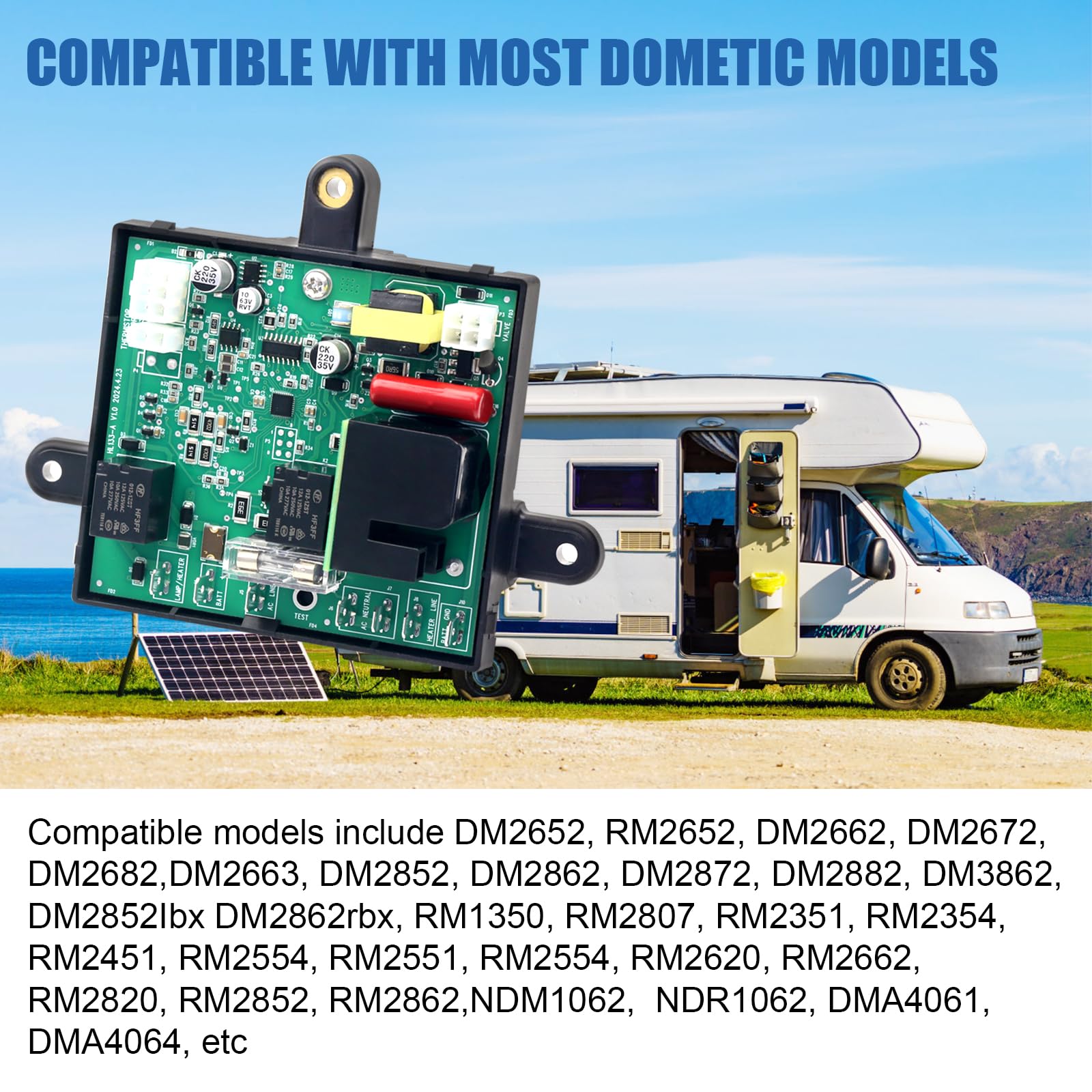 HLTIT compatibility for Dometic DM2652 RM2652 RM2852 fit, expanding RV fridge options