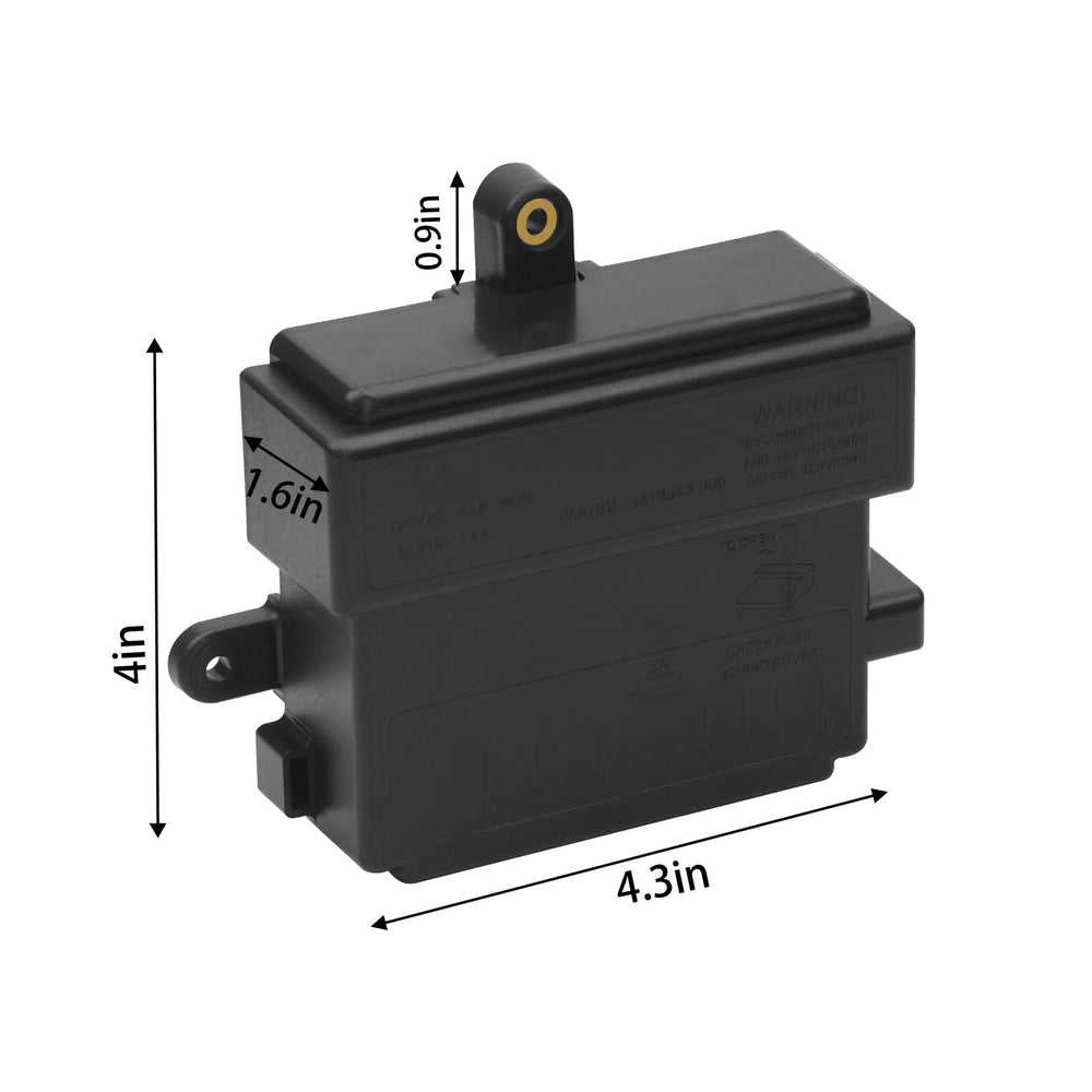 HLTIT power supply details show 120V and 12V operation options