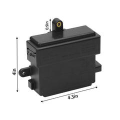 HLTIT power supply details show 120V and 12V operation options