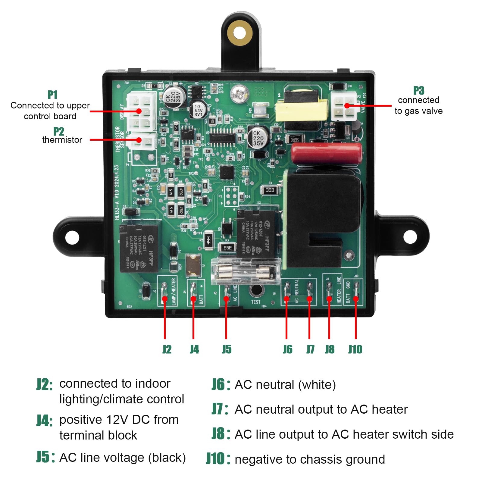 HLTIT seven bottom ports close-up demonstrates installation-ready layout for easy setup