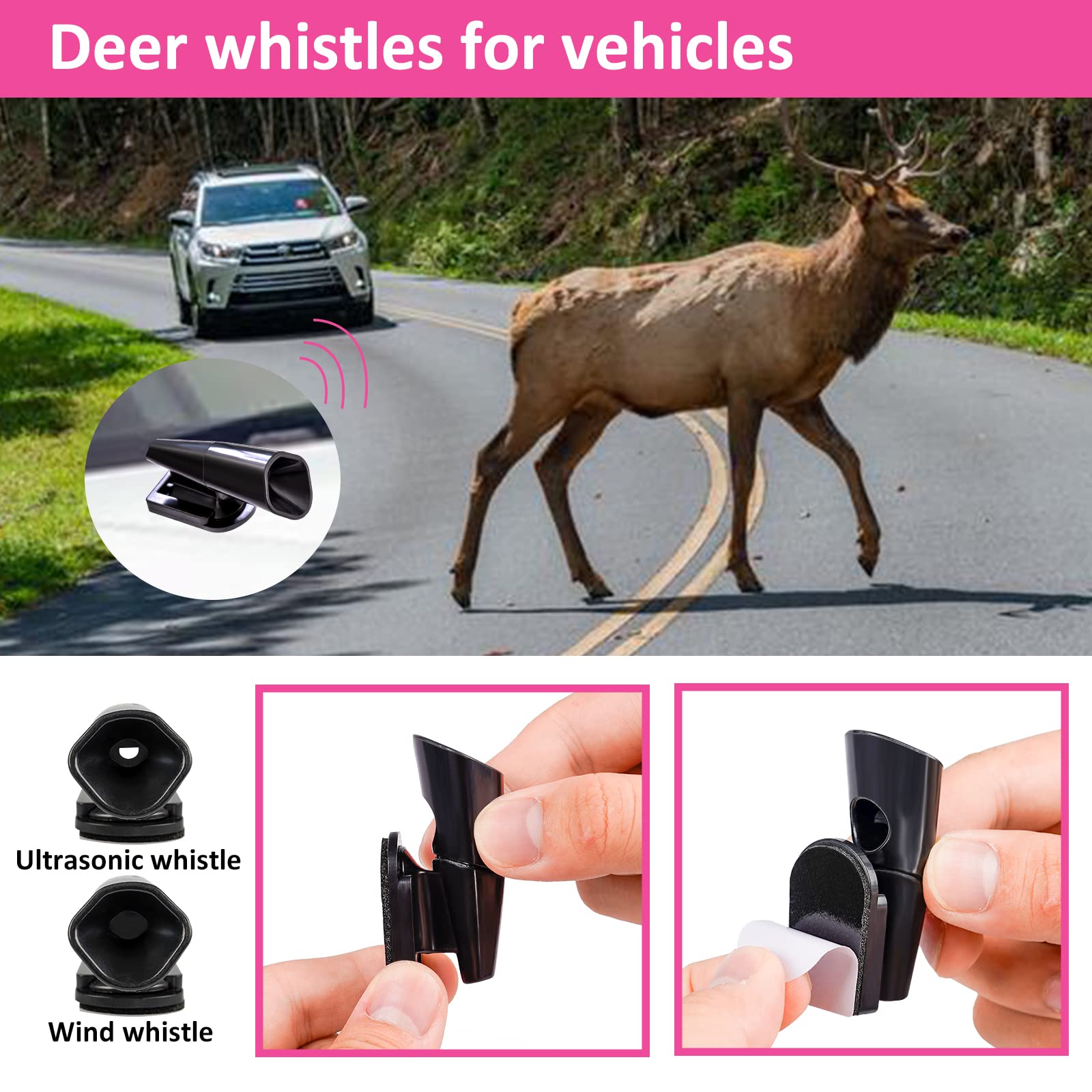 HLWDFLZ deer whistles help reduce wildlife collisions during night drives.