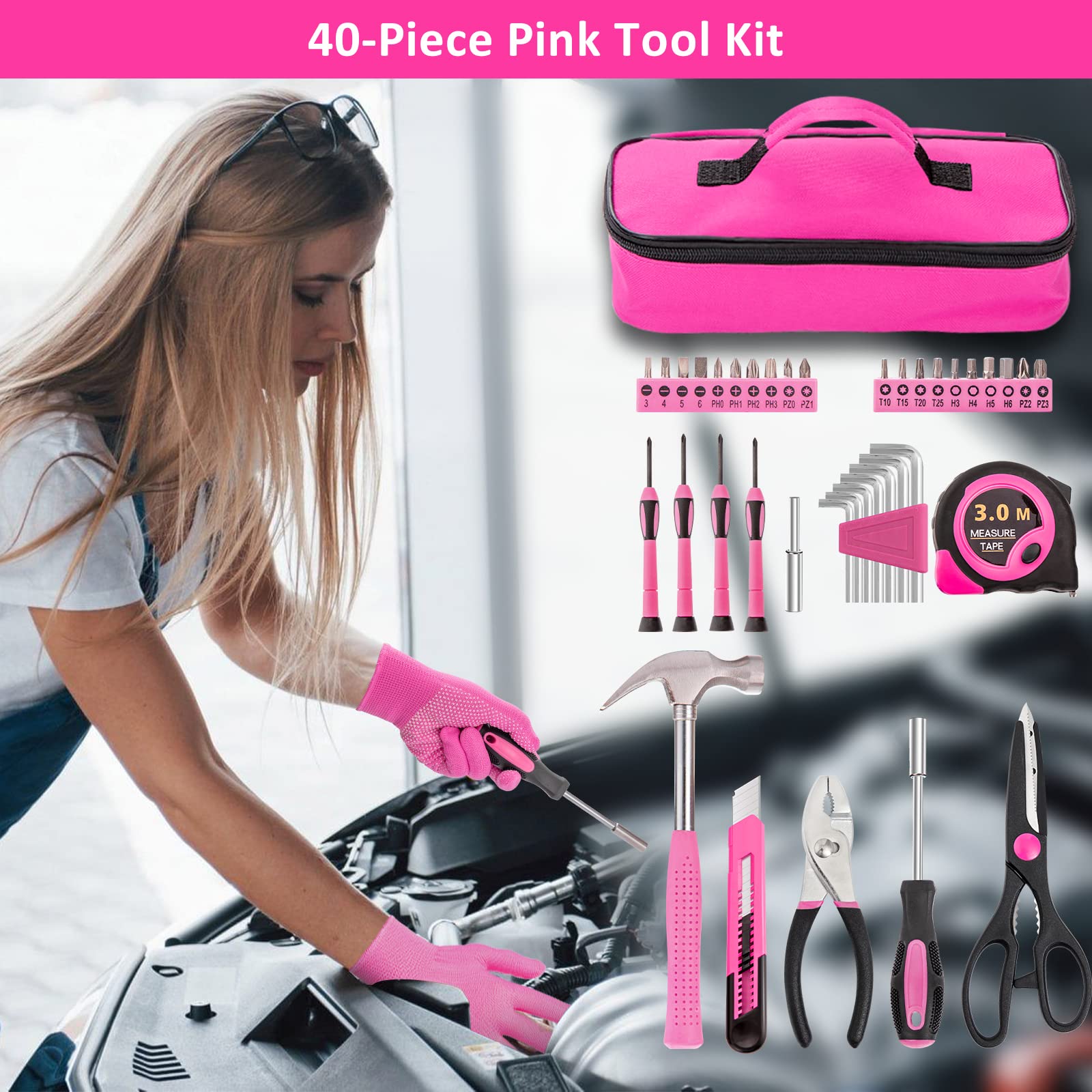 HLWDFLZ pink jumper cable secures power with heat-resistant design for on-road starts.