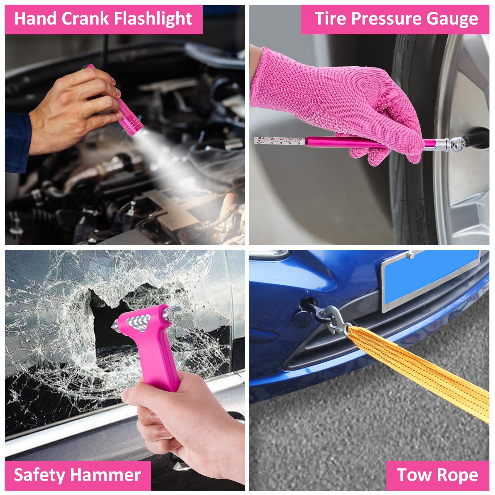 HLWDFLZ winter snow shovel and raincoat support safer winter roadside stops.