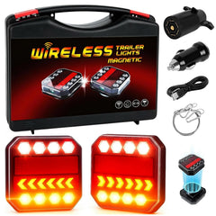 HMCYCI magnetic installation trailer lights offer quick, tool-free setup on metal surfaces.