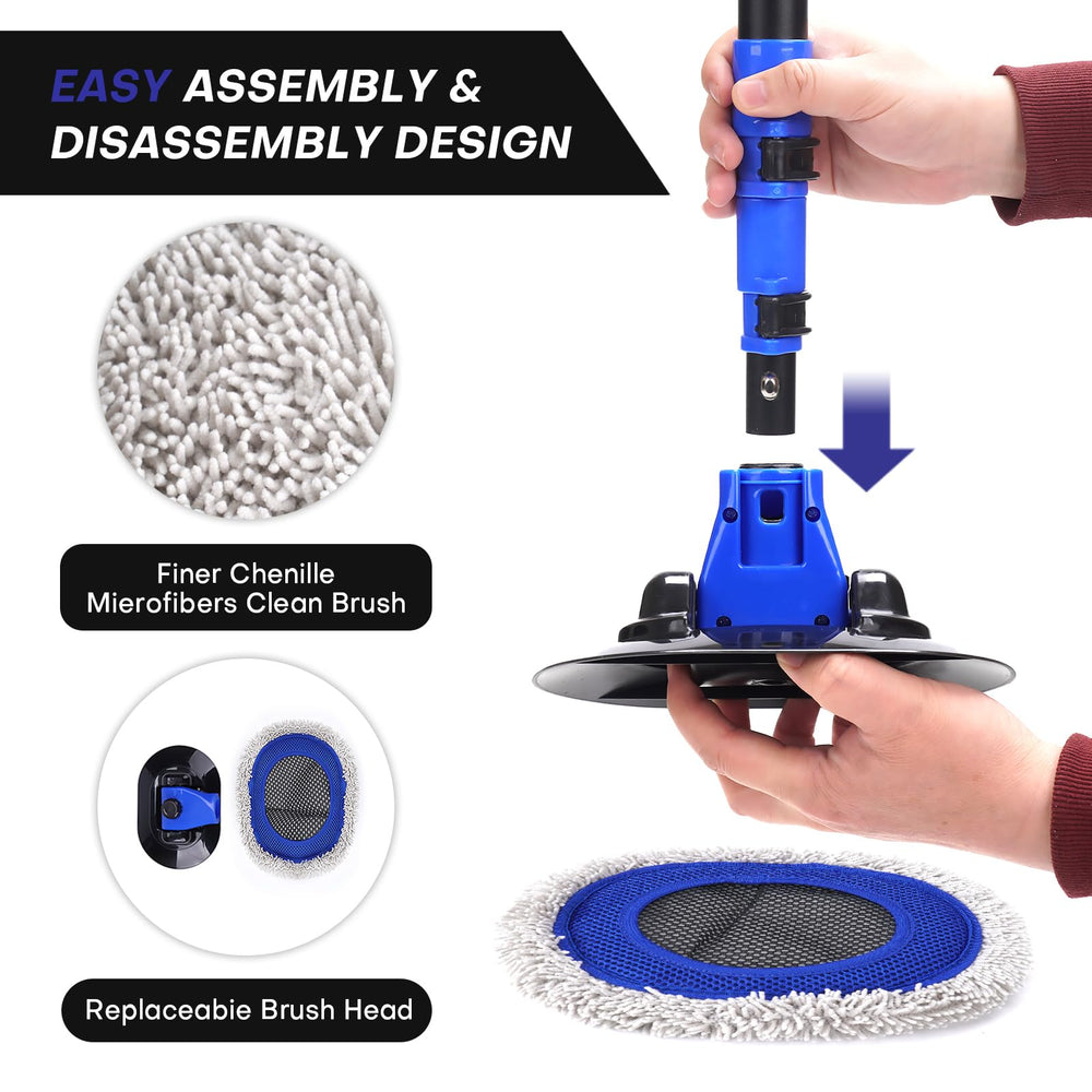 Hmdswa Adjustable-length handle adapts to different vehicle heights.
