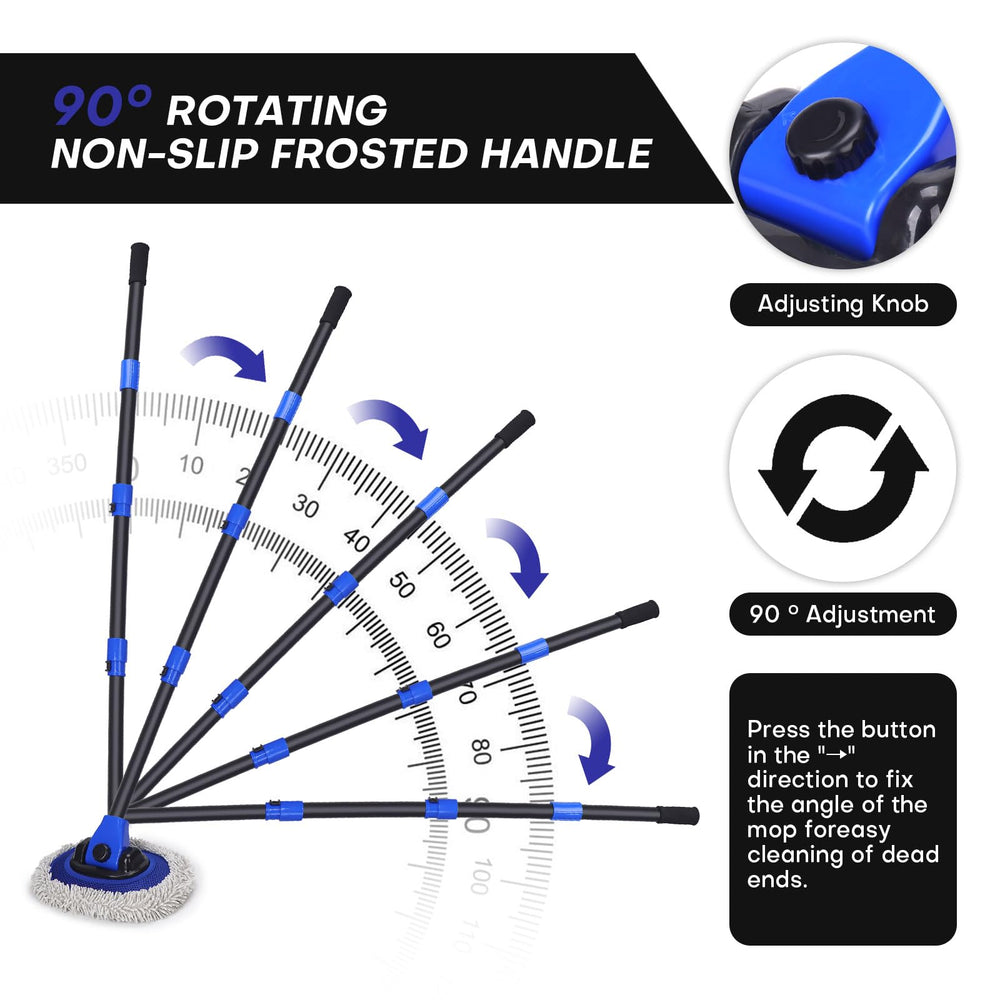 Hmdswa Blue car wash kit shown in outdoor use.