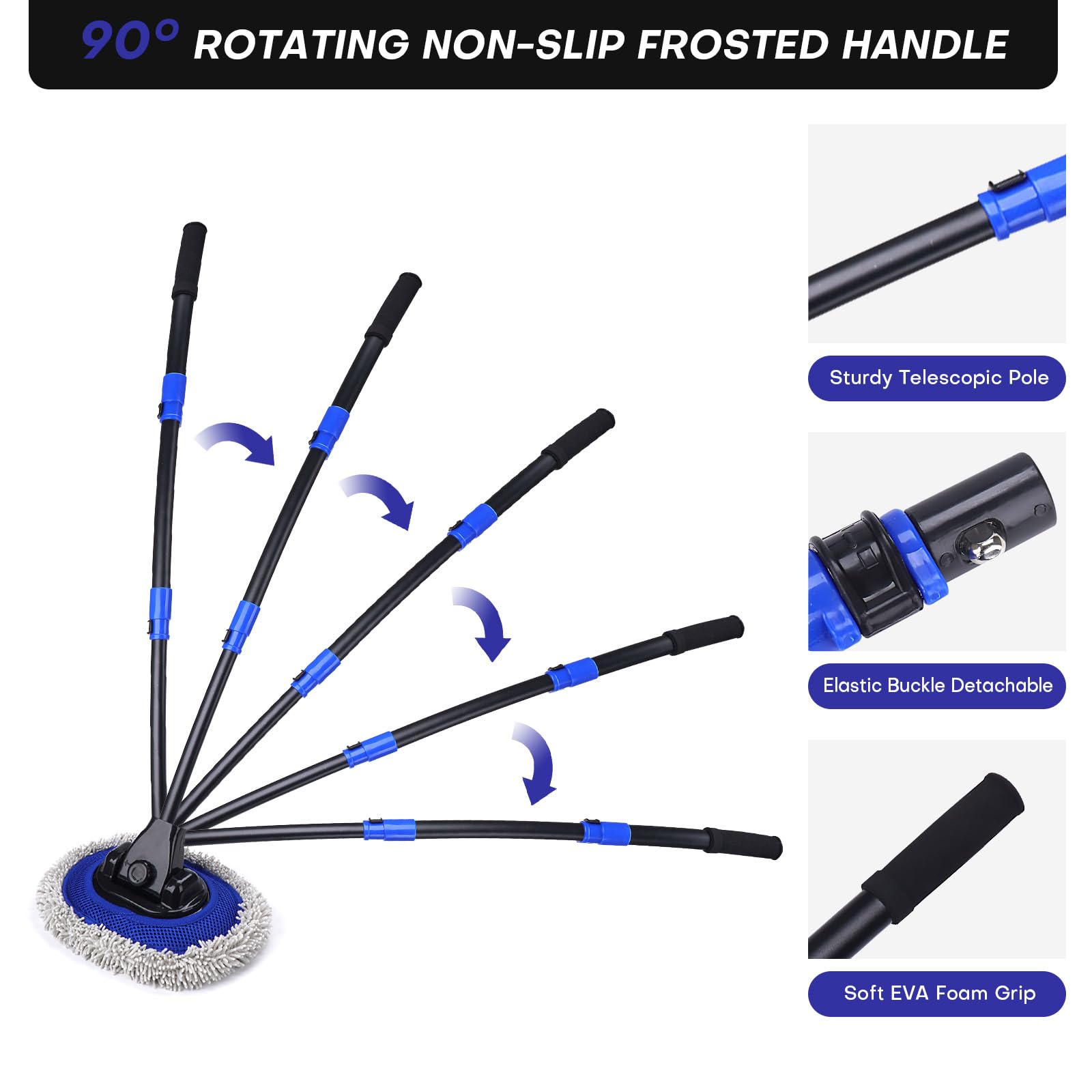 Hmdswa wide-application brush for cars, RVs, trucks, and pickups outdoor use.