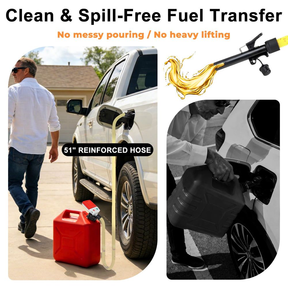 HMEEN with 51-inch hose reaches vehicle tanks quickly and cleanly