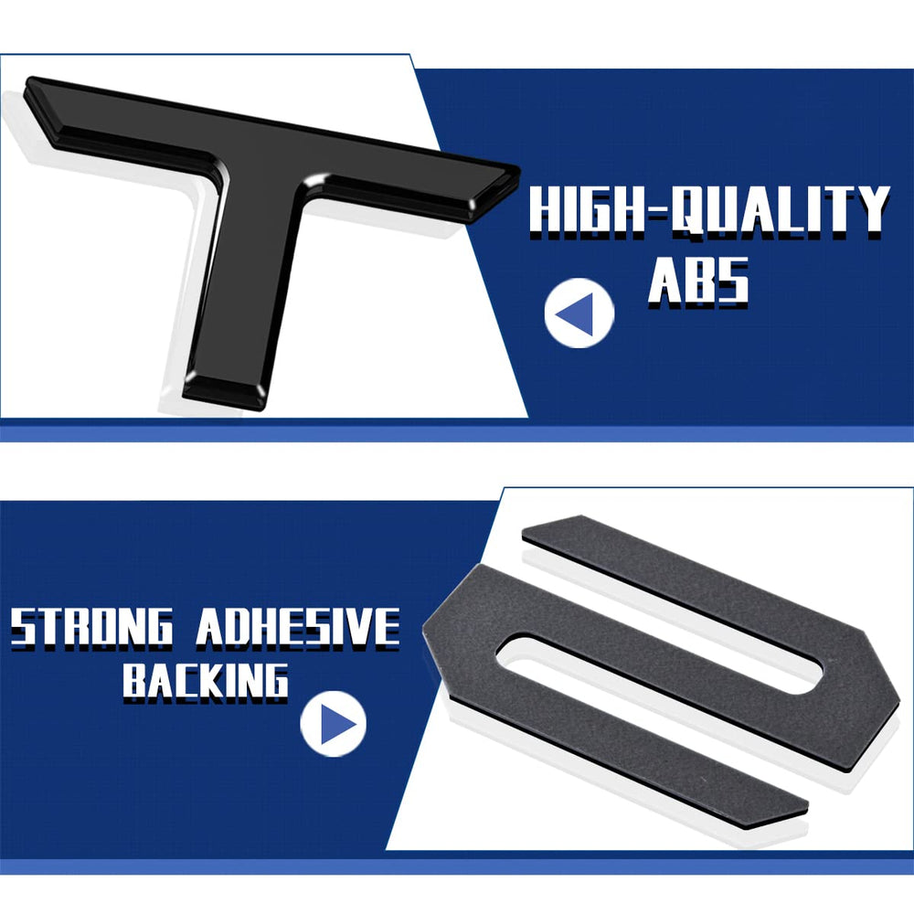 HMHN gloss black decal back offers weather-ready adhesion and easy removal