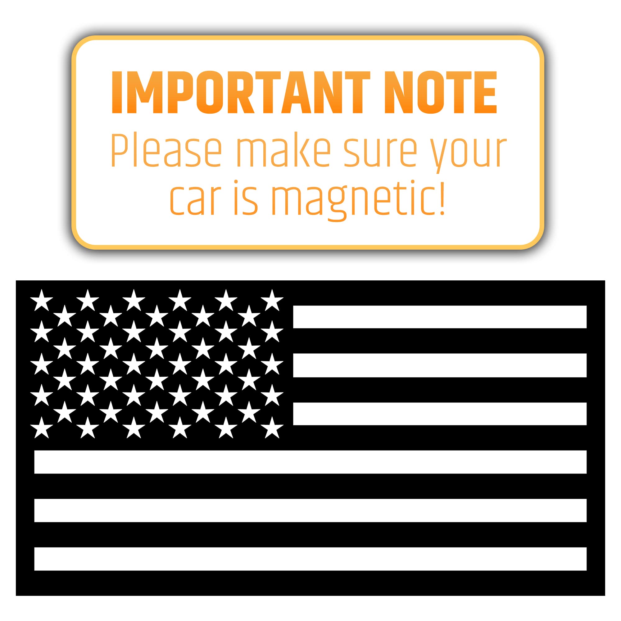 HMmagnets veteran edition flag magnet option supports service members.