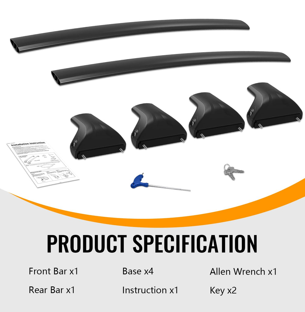Non-slip rubber mat protects your vehicle surface during mounting.