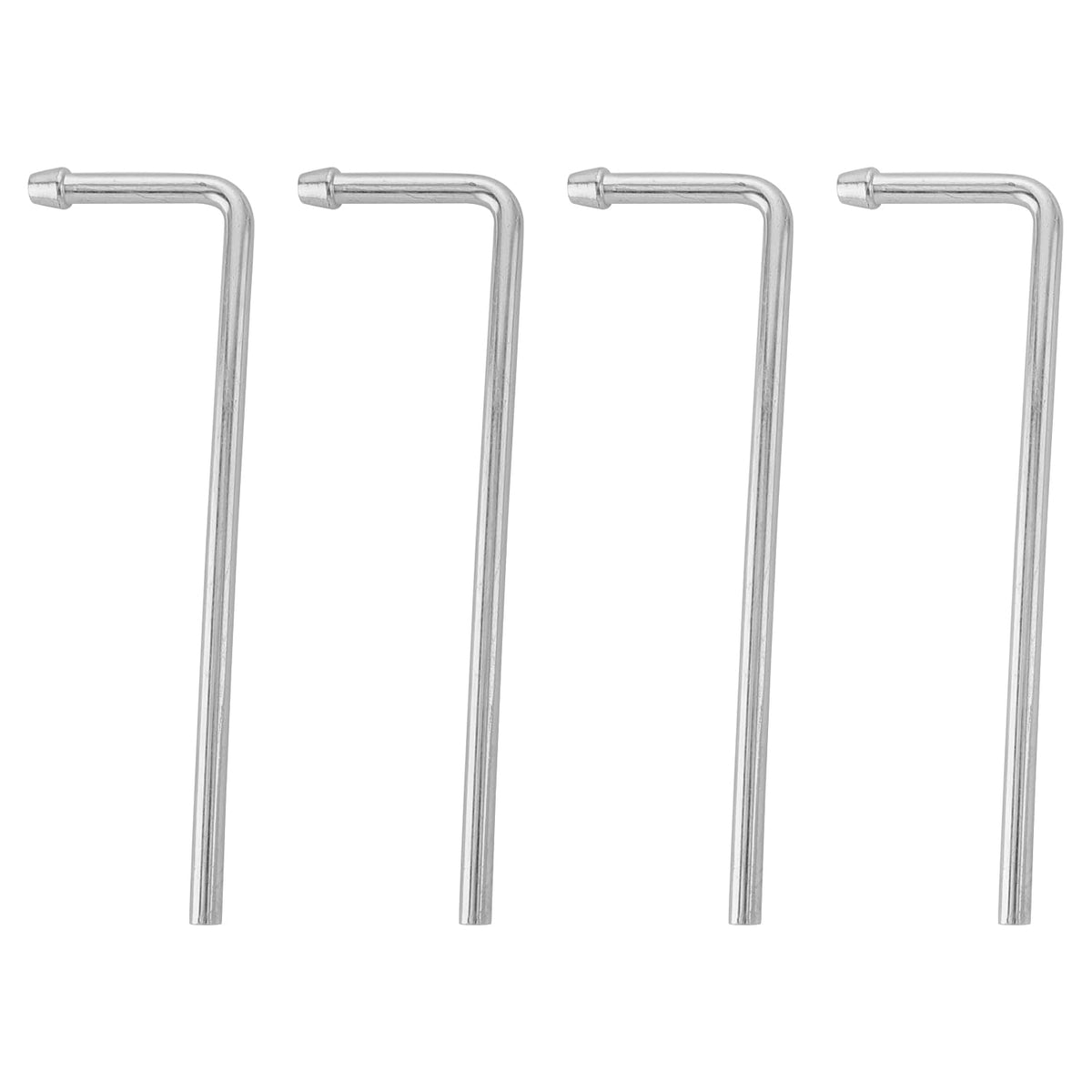 HNeekyr exhaust hanger rods 90deg 9.5in, four pieces for durable exhaust support.