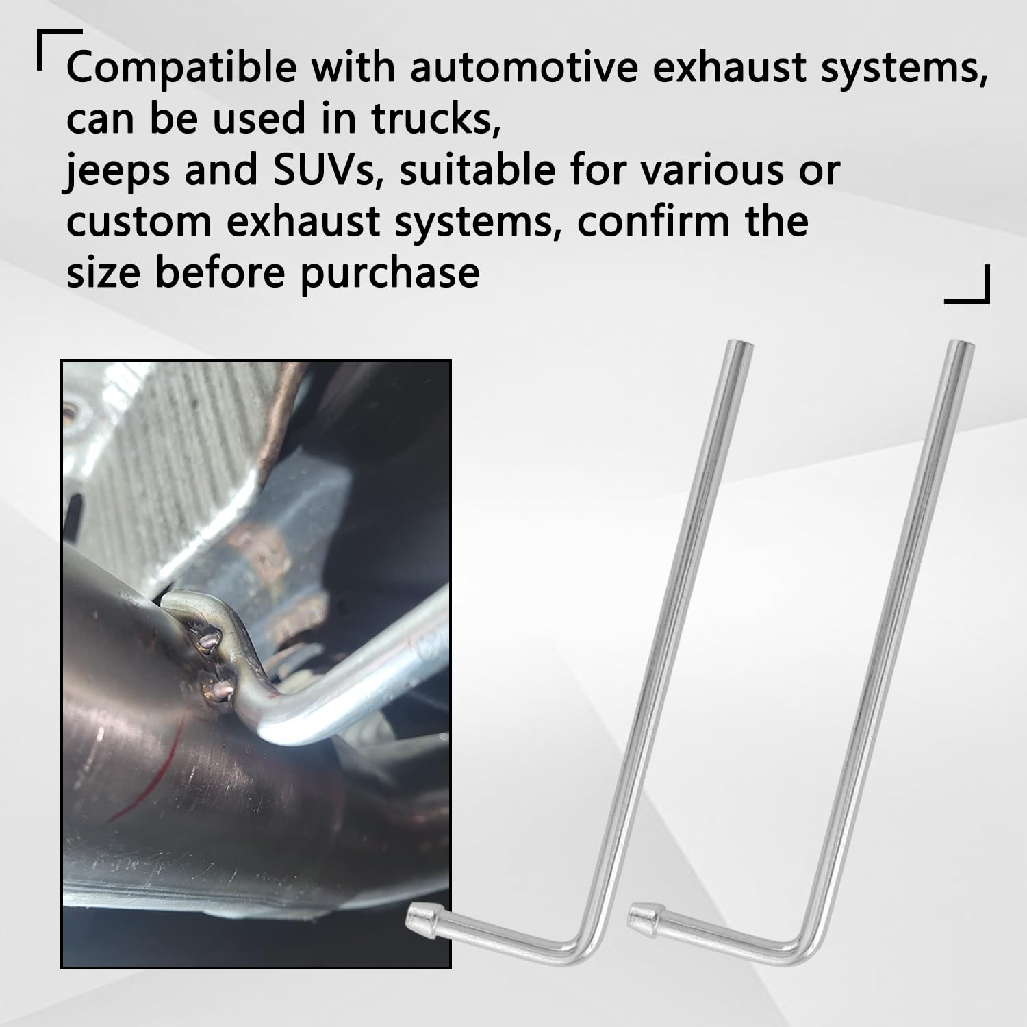 HNeekyr weld-on exhaust hanger assembly for secure system connections.