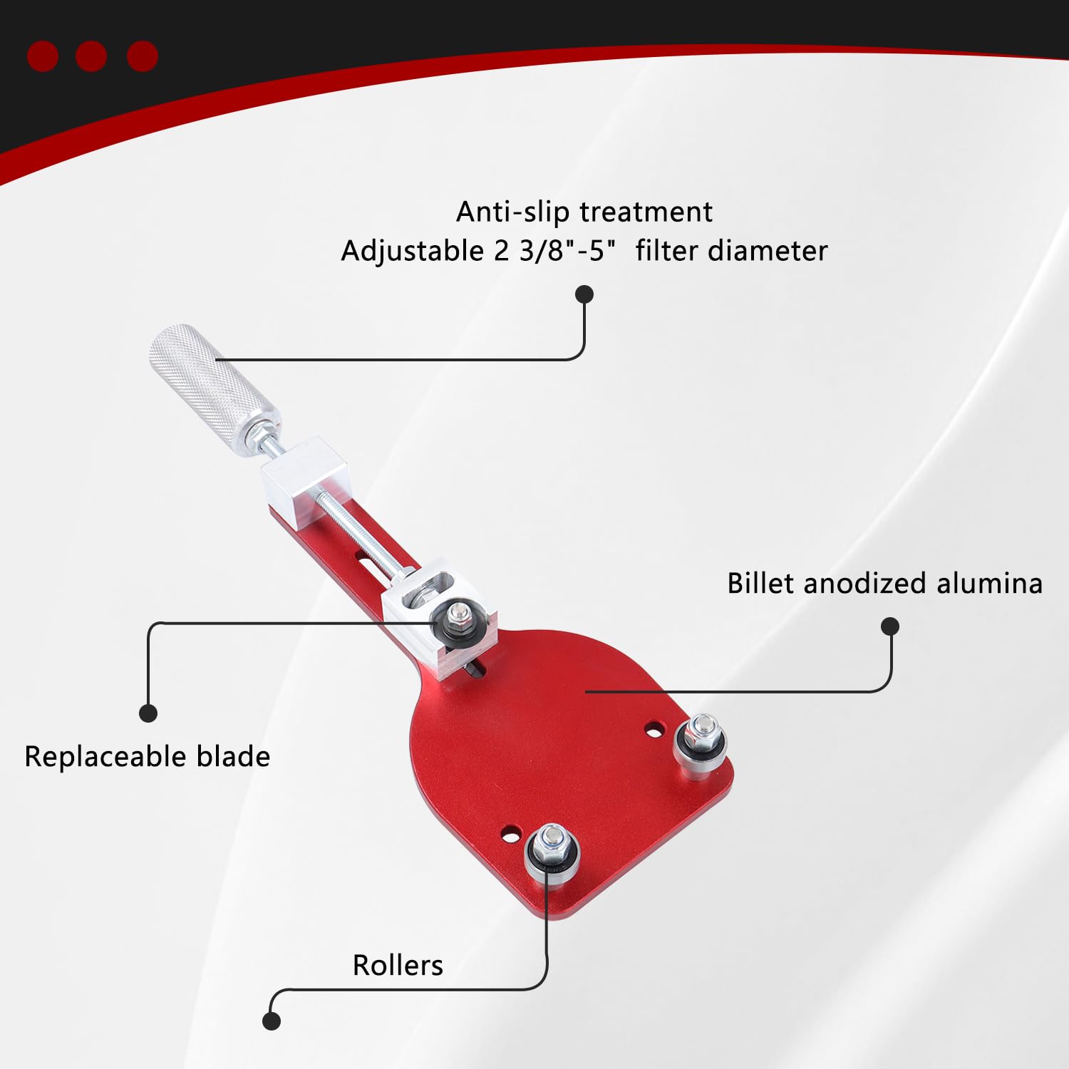HNeekyr 77750 cutter withstands oil exposure for workshop durability