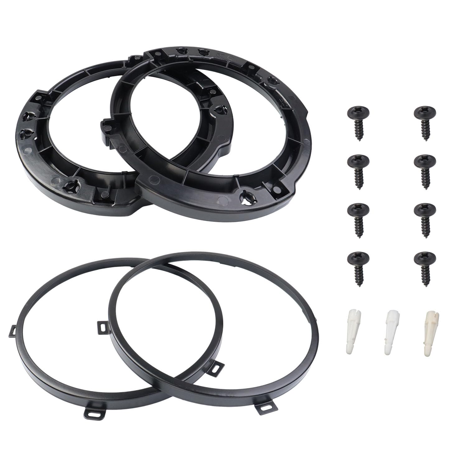 HNeekyr 7in headlight bracket left on Jeep Wrangler JK improves mounting stability