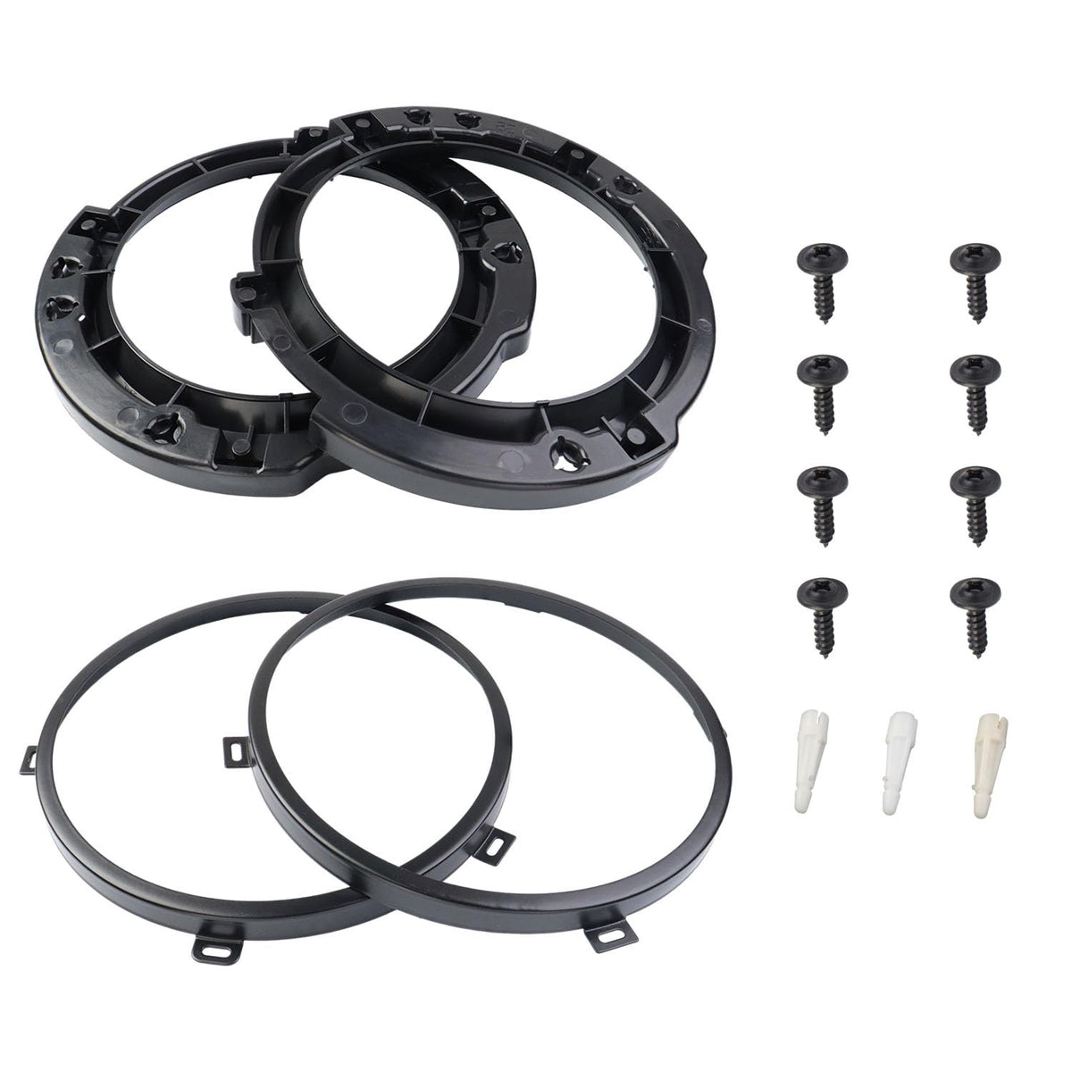 HNeekyr 7in headlight bracket left on Jeep Wrangler JK improves mounting stability