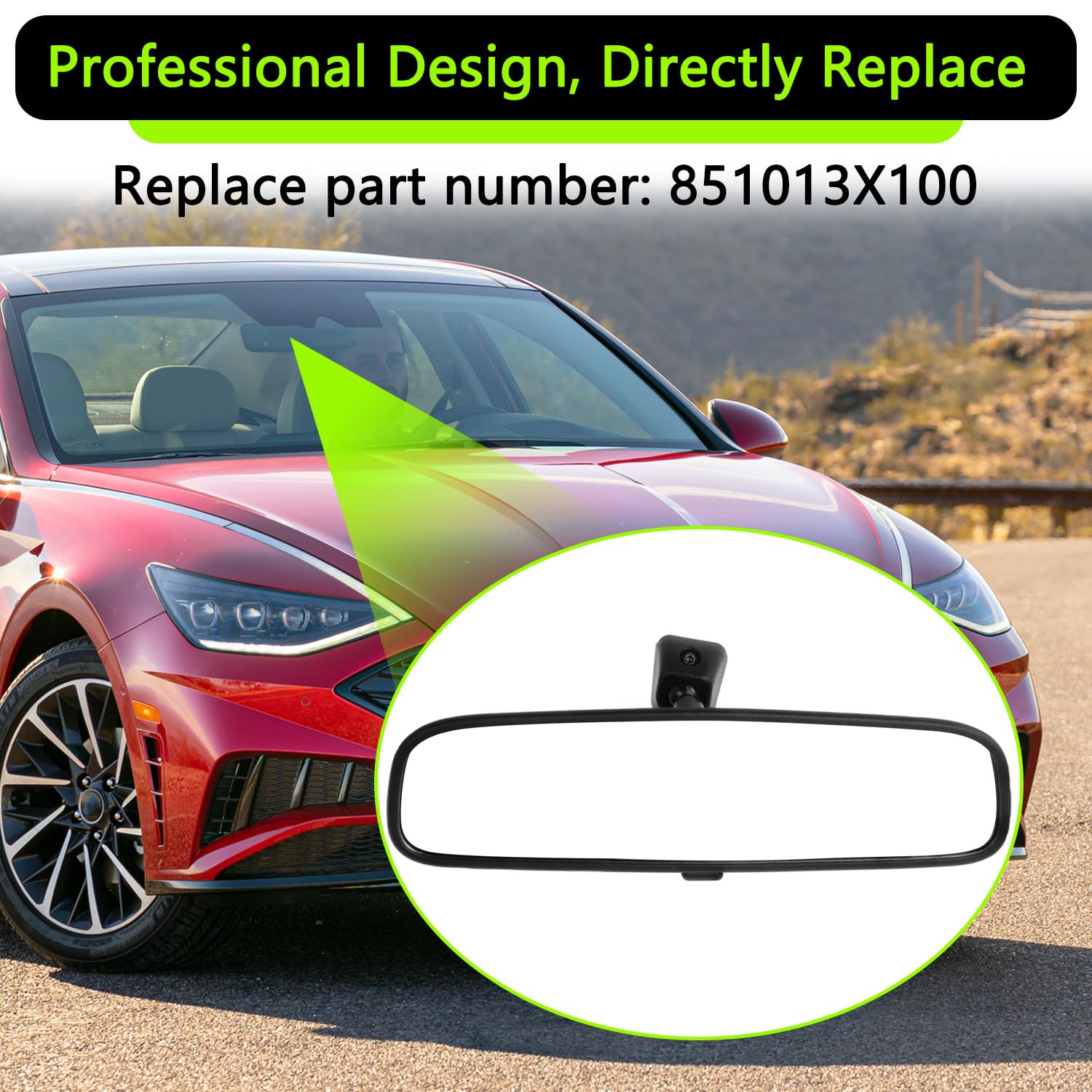 HNeekyr 851013X100 durable glass and plastic construction for long use.