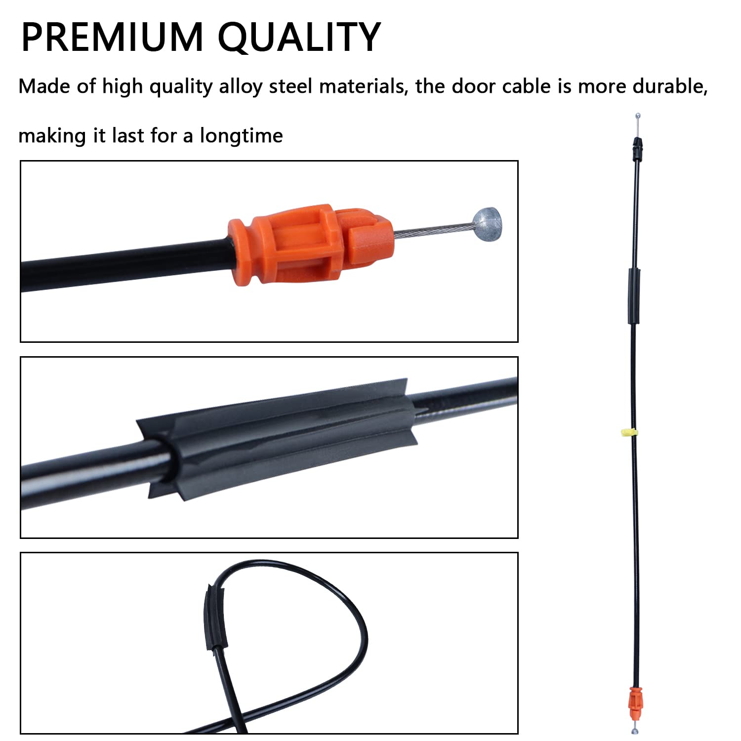 HNeekyr latch kit for Chevy front-right door with robust connectors