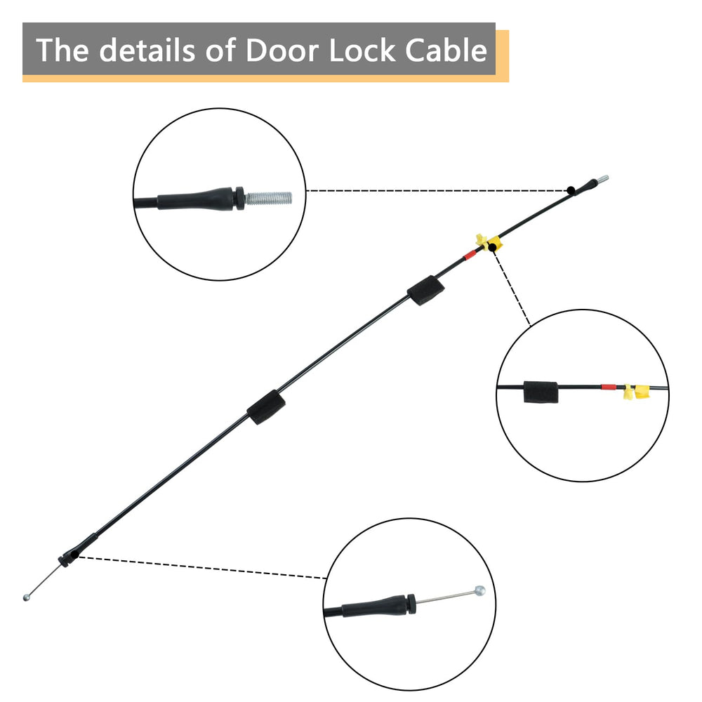 HNeekyr driver-side rear door cable assembly for straightforward replacement.
