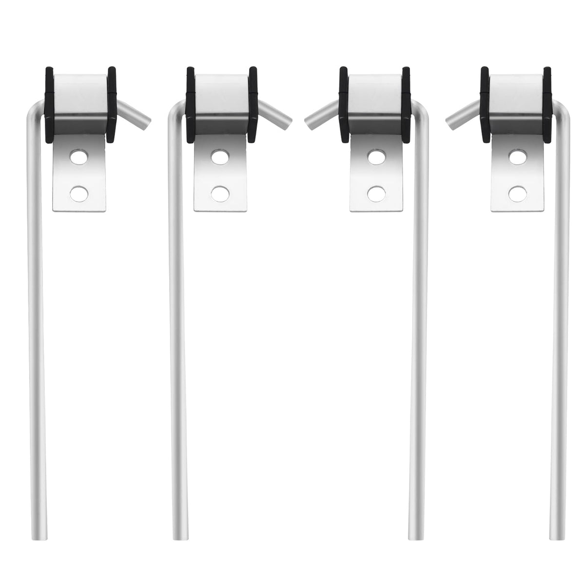 HNeekyr exhaust hanger 3/8-inch by 10-inch rod, four-piece kit for reliable support.