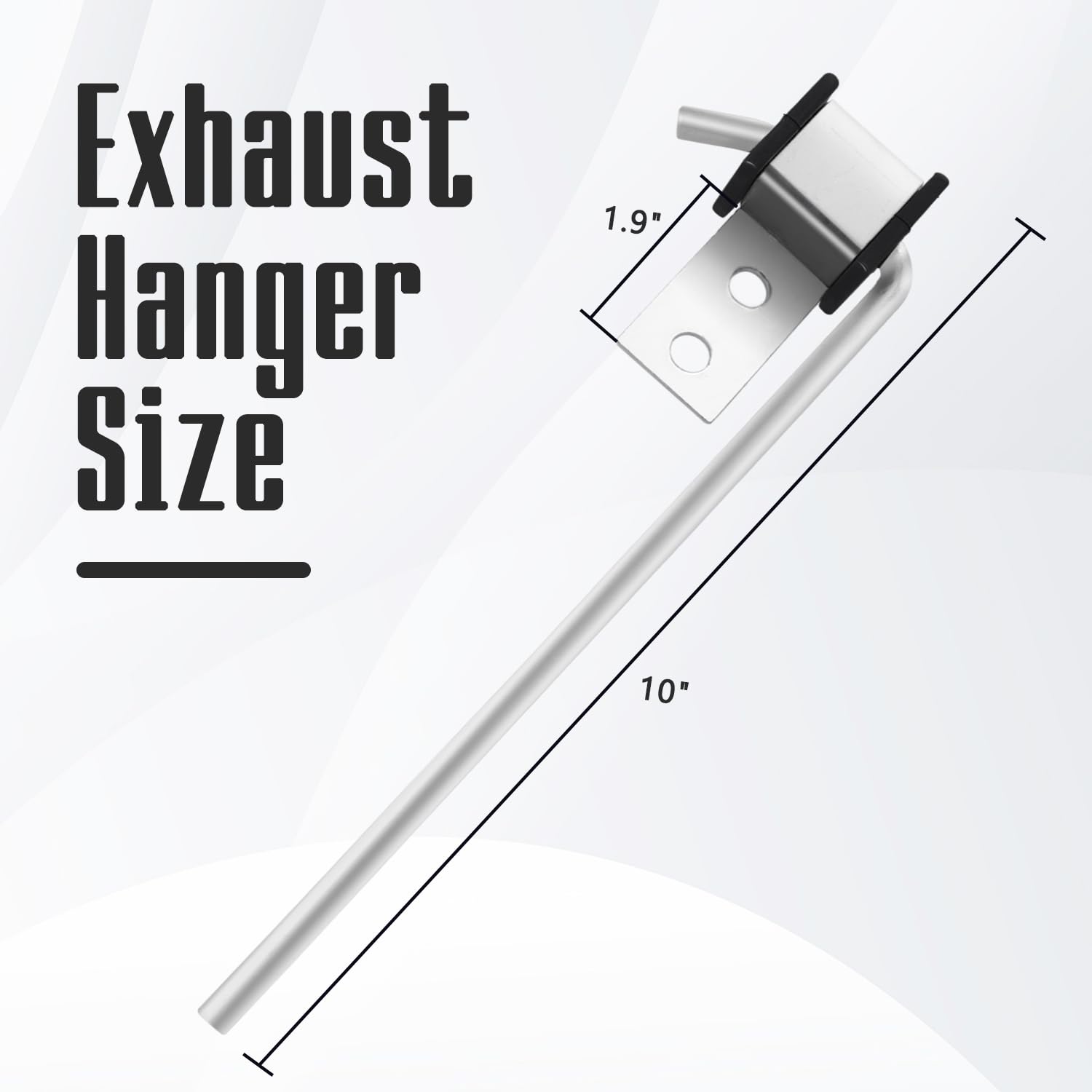 Close-up of HNeekyr 3/8-inch by 10-inch hanger rod in use.
