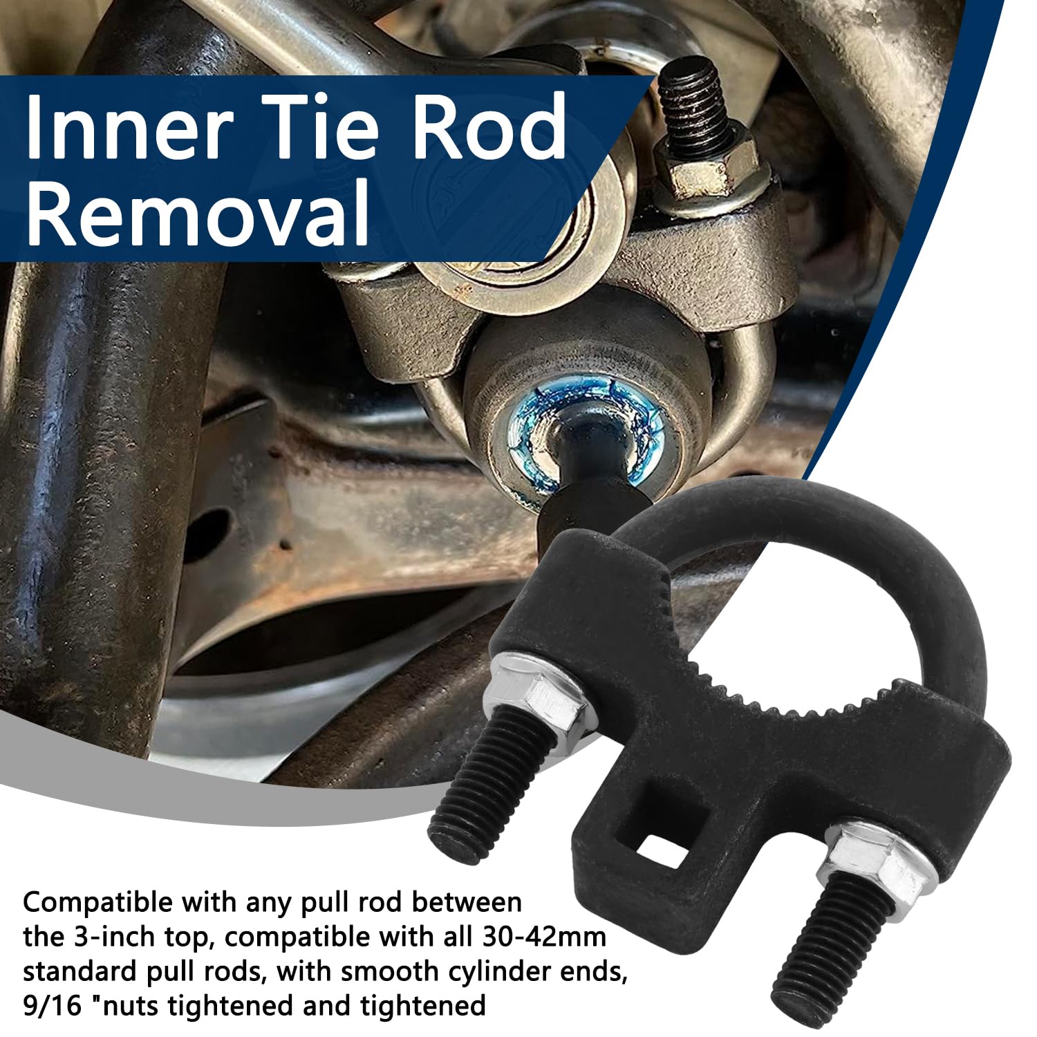 HNeekyr inner tie rod tool enables quick removal without removing outer rods