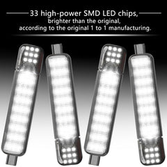 HNeekyr 33 SMD LEDs closeup highlights bright, even interior illumination