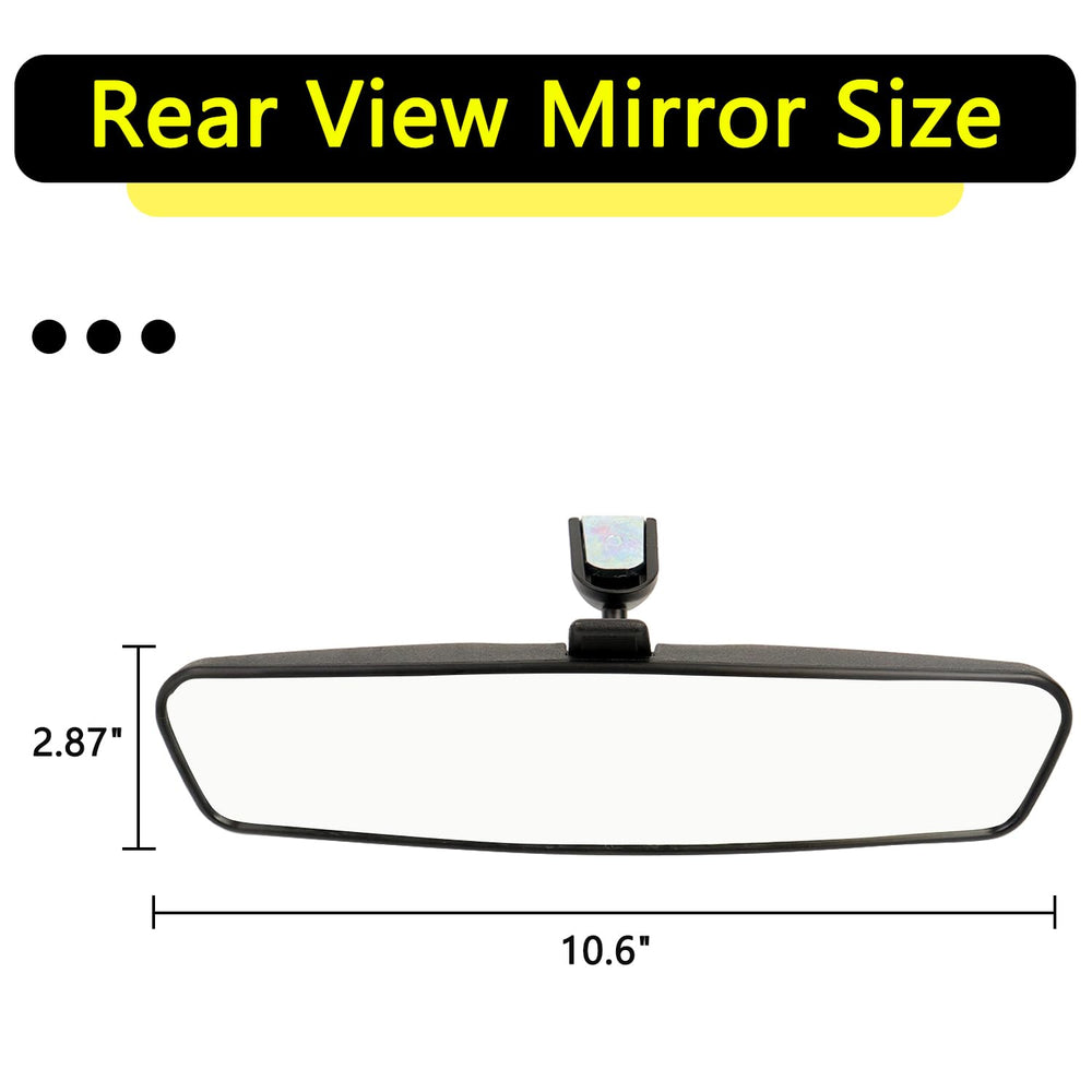 HNeekyr 10.6-inch mirror for Honda Civic boosts lane-change awareness