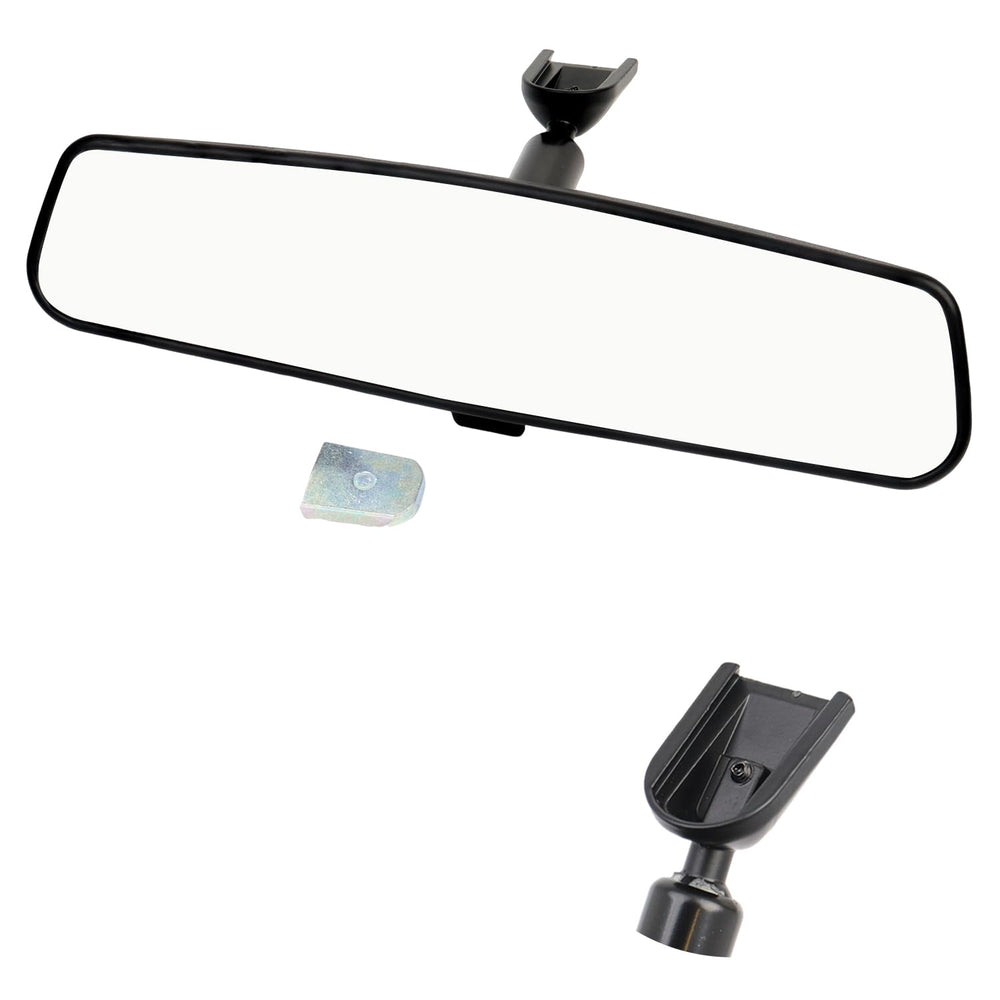 HNeekyr 10.6-inch rear view mirror for Jeep Wrangler broadens rear visibility for safer lane changes