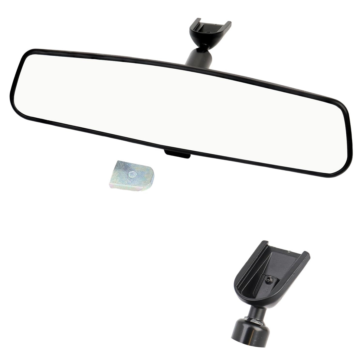 HNeekyr 10.6-inch rear view mirror for Jeep Wrangler broadens rear visibility for safer lane changes