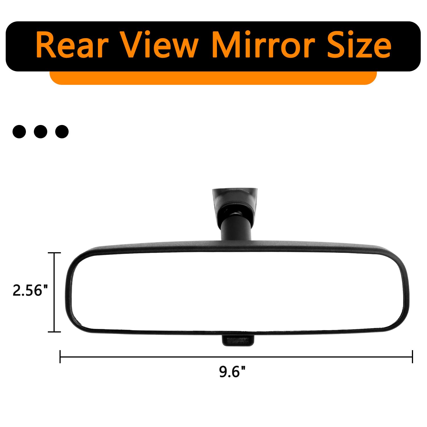 HNeekyr rear view mirror for Altima fit delivers wider rear vision for easier parking