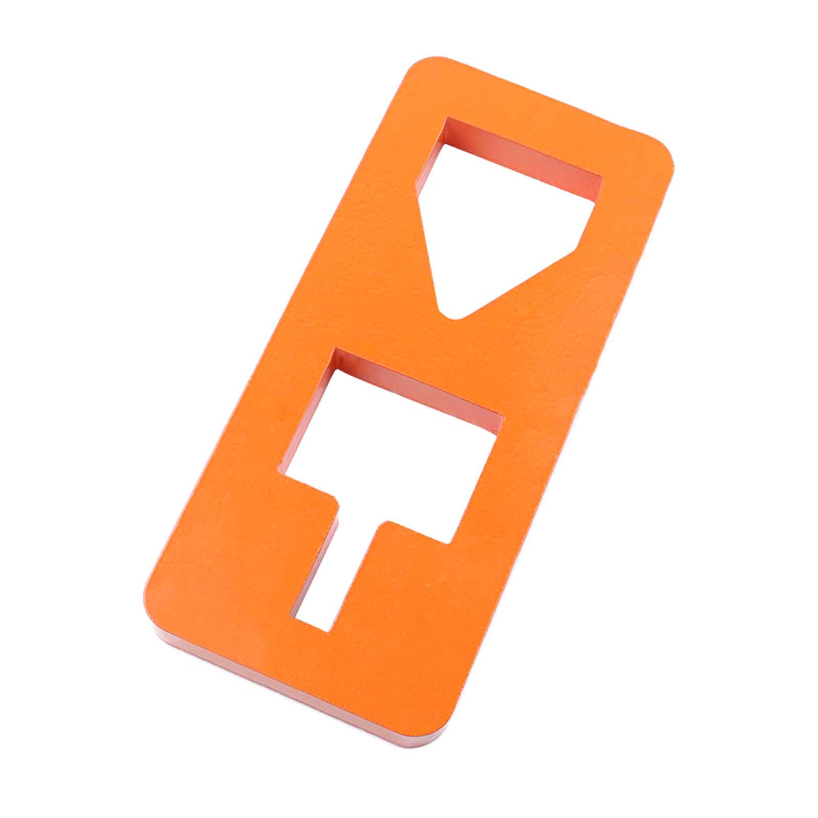 HNeekyr T Post Puller Plate orange ready for efficient post removal on farms.