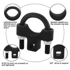 HNeekyr tie rod removal tool features a sleek, compact design for storage