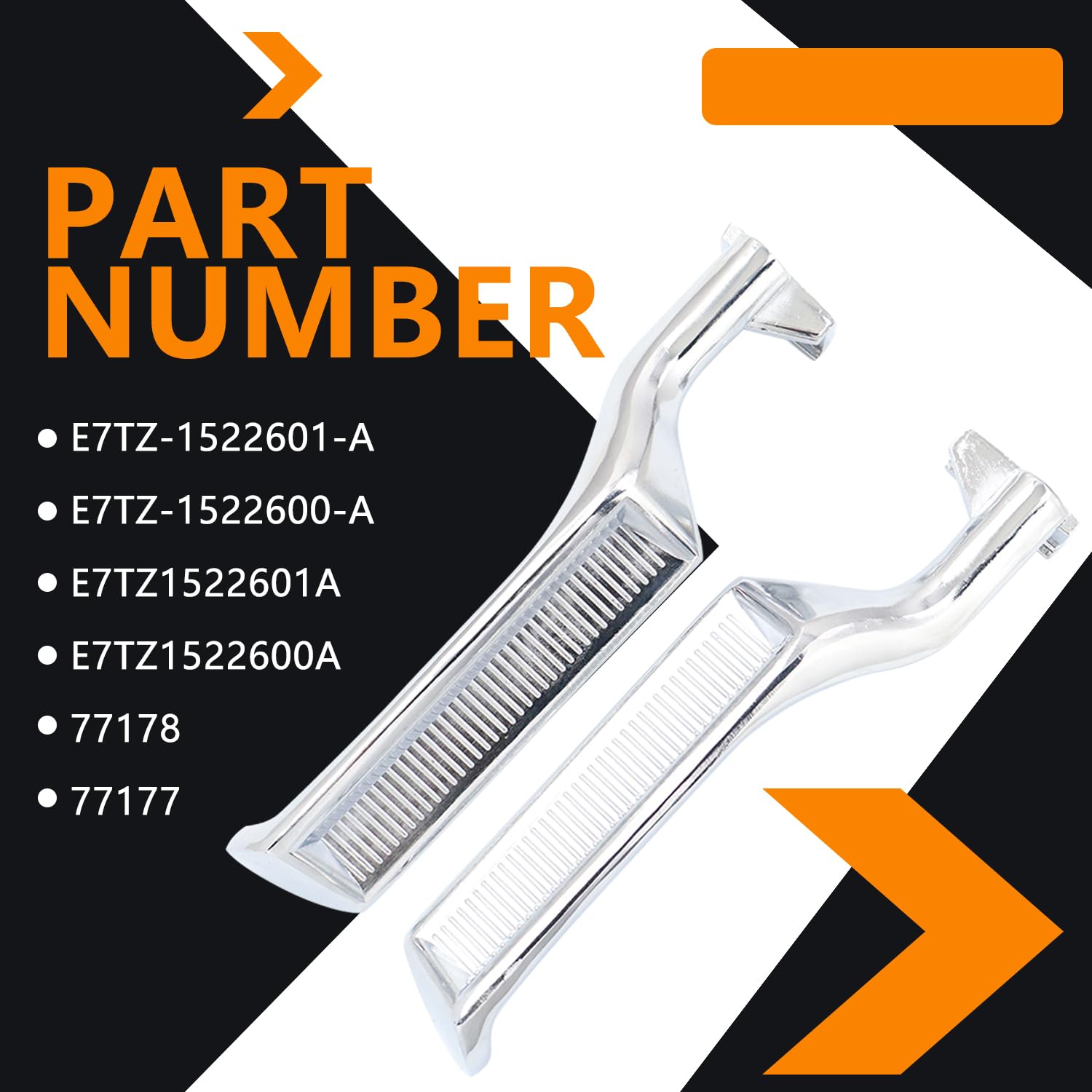 HNeekyr two-piece door handle kit, ready to replace worn original parts.