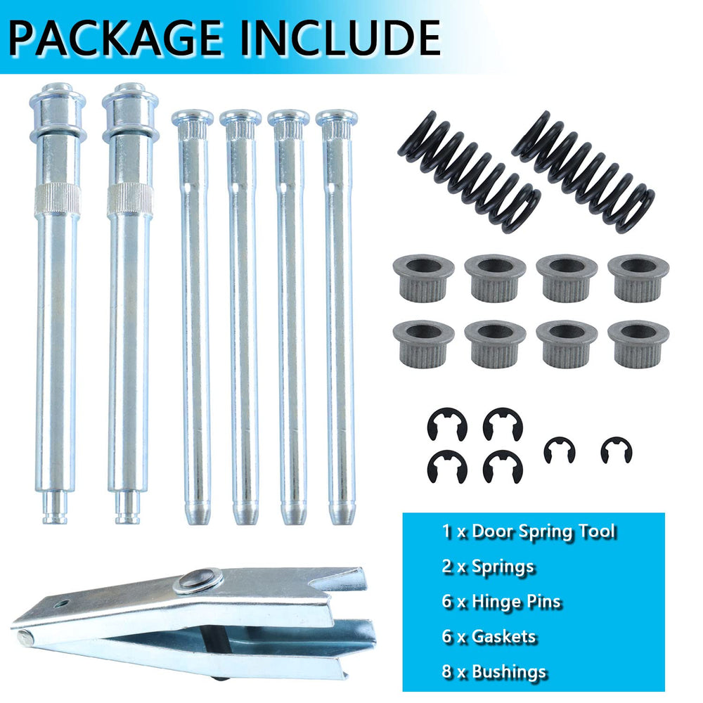 HNeekyr upgraded hinge pins close-up show durable stainless steel construction
