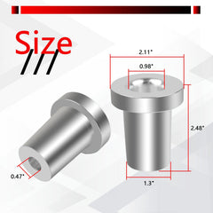 HNeekyr zinc-plated finish resists corrosion in tough conditions.