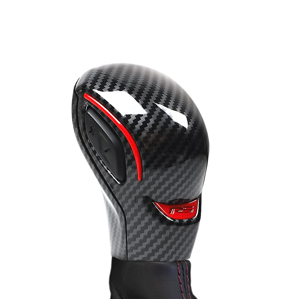 HNLUY gear shift knob cover top view shows premium styling and quick installation