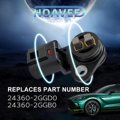 HOAVEED camshaft sensor long type durable materials close shot.