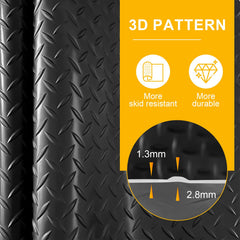 Hobuska PVC rubber mat is waterproof and easy to clean.