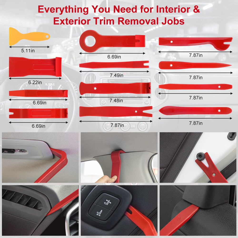 Hochferr terminal removal tools, durable nylon set for safe, paint-preserving trim work.