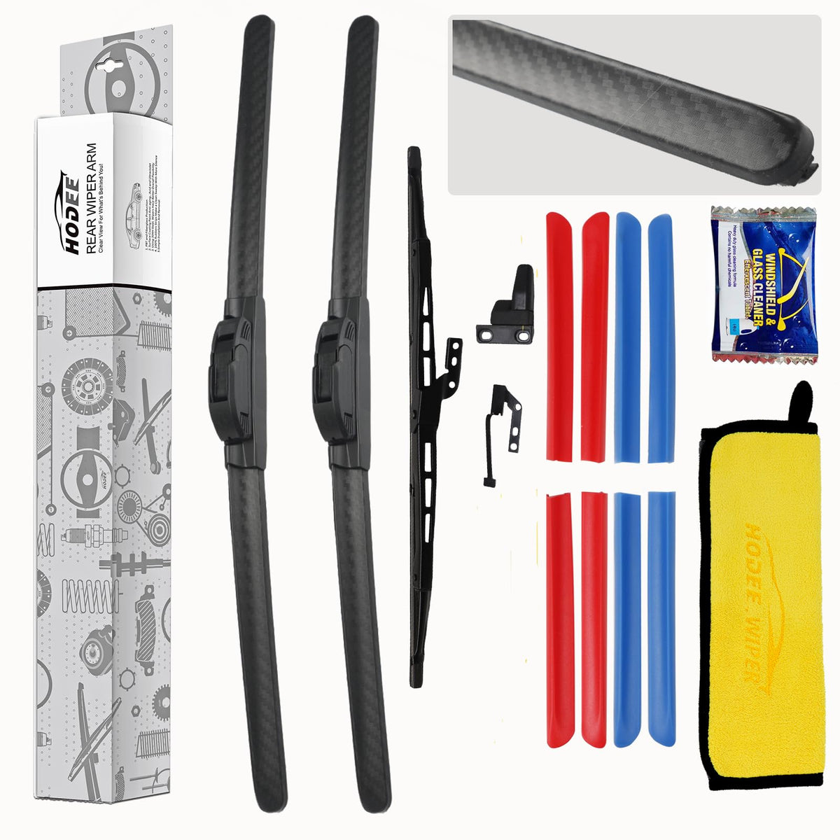 HODEE 17inch front wiper blade for clear rain visibility