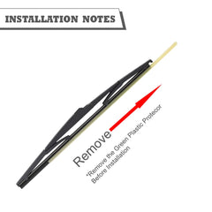 HODEE cap cover for rear wiper kit keeps weather out and blades stable.