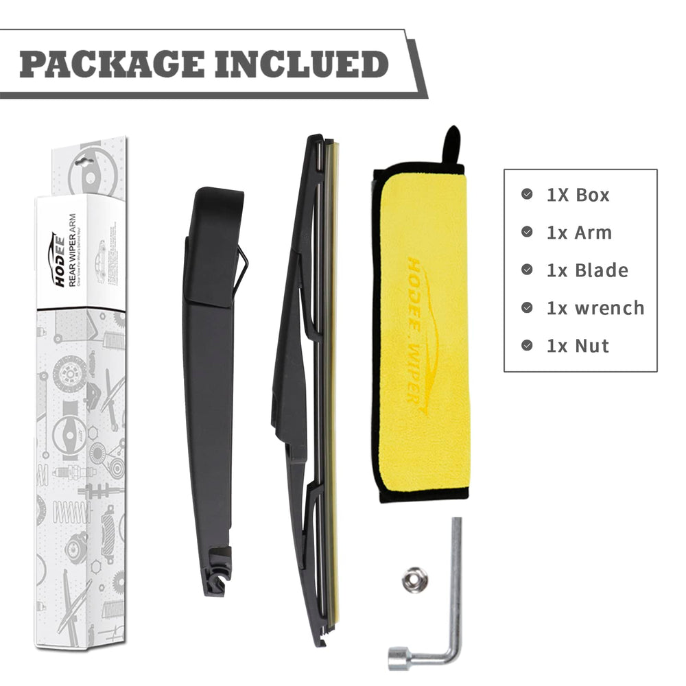 HODEE rear wiper replacement kit designed for easy, mess-free home installation.