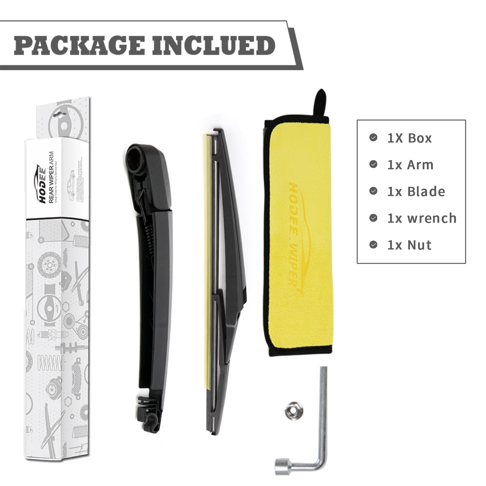 HODEE installation video guided kit for CX-5 rear wiper upgrade