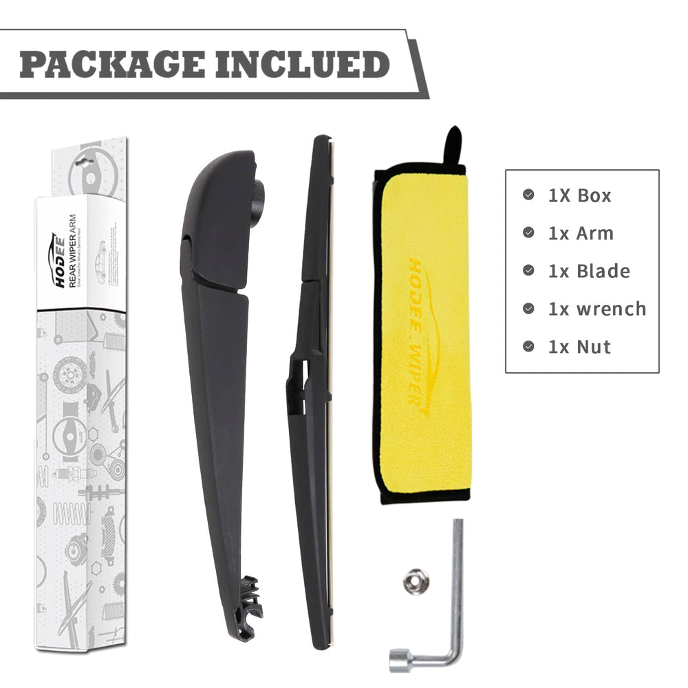 HODEE rear wiper assembly kit provides everything needed for a complete upgrade.